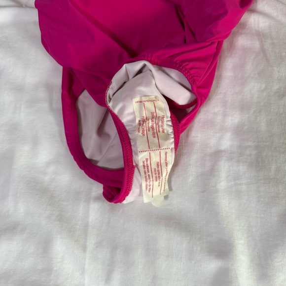Lands' End Womens Bright Pink Bathing Swim Bottom Skirt Skort Size 12 New W/Tag - Picture 4 of 6